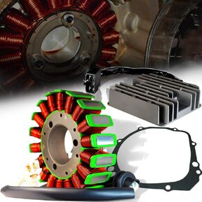 ExtremePowersports OE Magneto Coil Stator+Voltage Rectifier+Gasket For 00-03 GSXR 600/750/1000