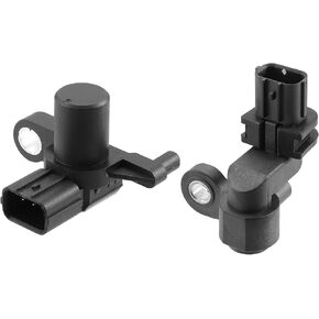 Motoforti Camshaft Position Sensor, for Honda Civic DX EX GX HX LX 1.7L L4 - CNG 1.7L L4 - Gas 2001-2003, ABS, 37500-PLC-015, Black, 1 Pair