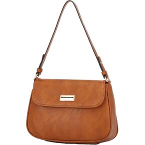 Crossbody Camera Bag for Women Vegan Leather Shoulder Bag Small Triple Zip Handbag Cross Body Purse with Guitar Strap