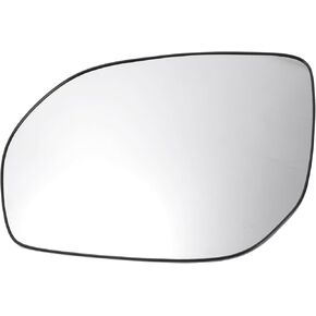 X AUTOHAUX Car Rearview Left Driver Side Mirror Glass Replacement W/Backing Plate Heated White Glass for Hyundai Santa Fe 2013-2016