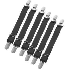 6pcs Boot Clip Motorcycle Riding Pant Leg Clip Elastic Leg Straps Pant Straps Bikes Tie Down Straps Vintage Top A Line Tops for Woman Boots Black Buckle Straps Jeans Clips