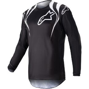 Alpinestars 3761823-12-MD: Fluid Narin Jersey Black/White Md