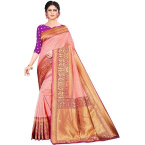 KNETLI Banarasi Silk Saree for Women
