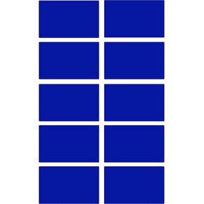 Royal Green Rectangular Color-Code Labels 2 inch x 1.2 inch Neon Stickers Inventory for Labeling, 100-Pack (5 Neon Colors)