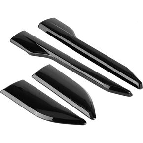 KIMISS 4Pcs Car ABS Side Air Vent Outlet Cover Trim for Land Rover Evoque 2012-2018(Black)