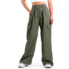 KEREDA Cargo Pants for Girls Parachute Baggy Joggers Pants Kids Clothes with Pockets 6-14Y in Kuwait
