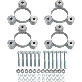 Wheel Spacers Kit for Razor Dirt Quad 24v Kids Electric ATV Used to Increase Stability and Prevent Tip-Overs Wheel Spacer Adapters Aluminum (12 Spacers + 4 Aligners + Mounting Hardware)
