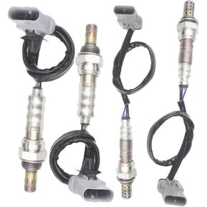 4PCS Oxygen Sensor 1 & 2 for 2014-2018 Chevrolet Silverado 1500 GMC Sierra 1500 Upstream + Downstream