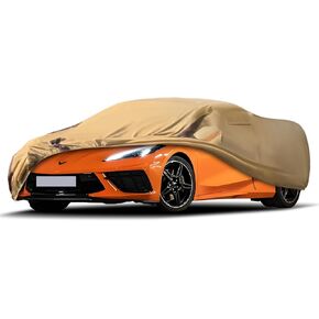 Car Cover Waterproof Compatible with Mini Cooper 2002-2024 Cooper S Hardtop Convertible 2 Door, Outdoor Heavy Duty Car Covers Rain Sun Snow Protection with Zipper and Windproof Buckle
