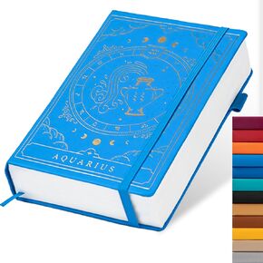 TIEFOSSI Constellations Dotted Journal Notebook-A5 Writing journals with 100gsm 400pages Paper, Hardcover Bullet Organizers Notebook for Women, Men, Teens (Libra)