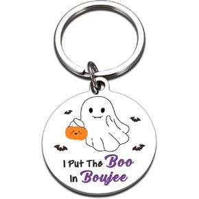 Boo Basket Stuffers for Women Halloween Basket Stuffers Boo Keychain Cute Halloween Gifts Spooky Basket Halloween Boo Basket for Him Her Boo Basket Ideas Fall Basket Stuffers Boo Jee Gifts Fall Gift