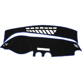 Dash Cover for Audi A3 2014-2020 / Center Console Dashboard Cover/Non-Slip/Polyester / 1 Pcs Black Blue