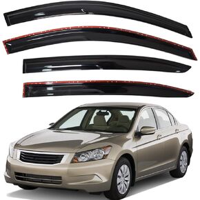 LABLT Window Vent Visor Rain Guard Shade Replacement for Honda Accord 4Door Sedan 2008 2009 2010 2011 2012
