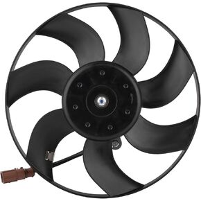 BOXI 1K0959455DG Right Passenger Side Radiator Cooling Fan Fits for AUD-i A3 S3 VW Beetl-e BOR-a Golf Jett-a Passa-t 2004-2018 Right Side (Replace 1K0959455ES 1K0959455CT 1K0959455R)
