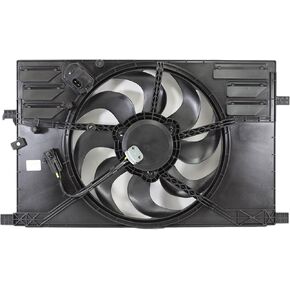 Dual Radiator and Condenser Fan Assembly - Pacific Best Inc. Compatible/Replacement for FI3115102 15-18 Jeep Renegade 2.4L, 15-18 RAM Promaster, 16-18 500X