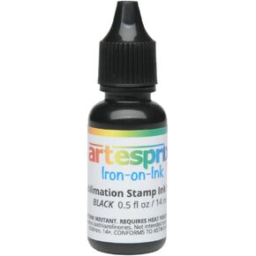 Iron-On Sublimation Stamp Ink for Painting, Crafting & Drawing, Red, 0.5 fl. oz.