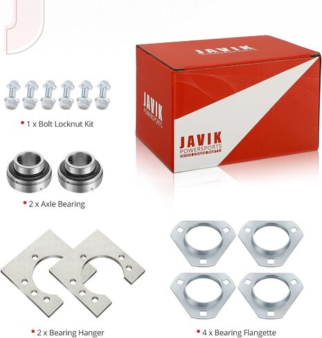 Go-Kart Rear Live Axle Bearing Kit 3-Hole for Go Karts Mini Bikes Trikes Off Road ATV in Saudi Arabia