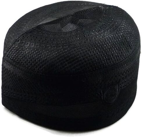 Alwee ALW004 Men's Muslim Prayer Hat Kufi Headware Skull Cap Islam Ramadan Eid Gift in Saudi Arabia