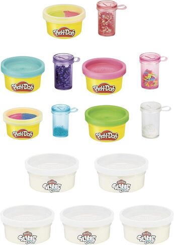 Play-Doh Mixing Studio DIY Kit for Kids 4 Years and Up, Mix Your Own Colors with Super Cloud and Scented Classic Modeling Compound, 10 Cans, 5 Mix-ins, Non-Toxic in Saudi Arabia