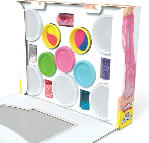 Play-Doh Mixing Studio DIY Kit for Kids 4 Years and Up, Mix Your Own Colors with Super Cloud and Scented Classic Modeling Compound, 10 Cans, 5 Mix-ins, Non-Toxic in Saudi Arabia