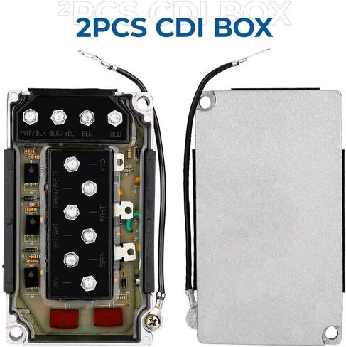 KEMIMOTO CDI Switch Box 2pcs Compatible with 50-275 HP Compatible with Mercury Outboard Motor Power Pack 332-7778 18-5775 in Saudi Arabia