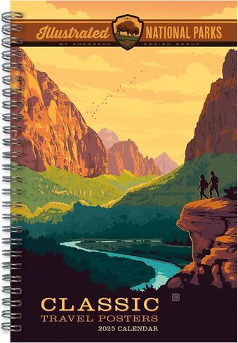 2025 Weekly & Monthly Planner, 16-Month Engagement Calendar: September 2024 - December 2025, 9" x 6" - Illustrated National Parks in Saudi Arabia