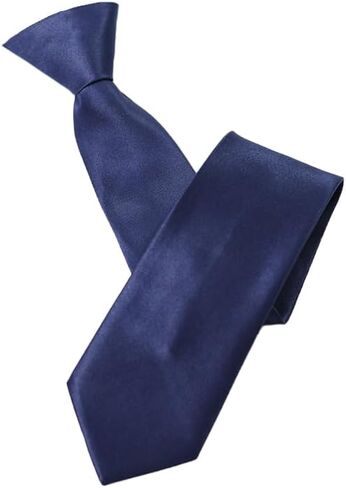 Vintava Men's Solid Color Ties Classic 3.15" (8CM) Necktie Black Ties for Men Business and Wedding Party in Saudi Arabia