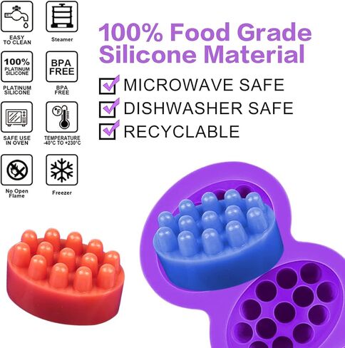 Silicone Soap Molds, Different Cavities Soap Mold with Different Shapes, Perfect for Soap Making, Handmade Cake Chocolate Desserts Biscuit Pudding Teacake Jelly （3 Pack - Flower） in Saudi Arabia