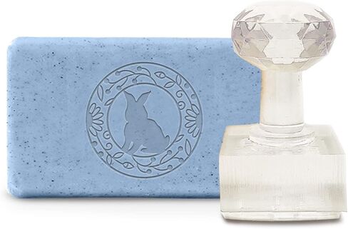 CRASPIRE Handmade Soap Stamp Tree of Life Acrylic Soap Stamp with Handle 1.57" Soap Embossing Stamp for Cookie Clay Pottery Stamp Biscuits Gummier DIY Arts Crafts Making in Saudi Arabia