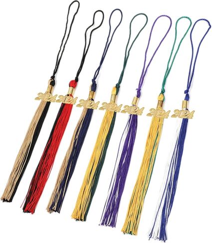 Graduation Tassel with Year Charm Single and Multiple Color (Maroon) in Saudi Arabia