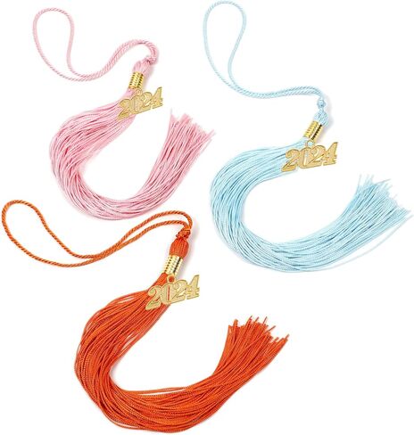 Graduation Tassel with Year Charm Single and Multiple Color (Maroon) in Saudi Arabia