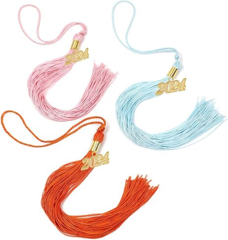 Graduation Tassel with Year Charm Single and Multiple Color (Maroon) in Saudi Arabia