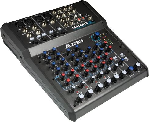 خلاط استوديو Alesis MultiMix 4 USB FX & Marantz Pro MPM1000-4 مع تأثيرات مدمجة وواجهة صوت USB وميكروفون مكثف XLR in Kuwait