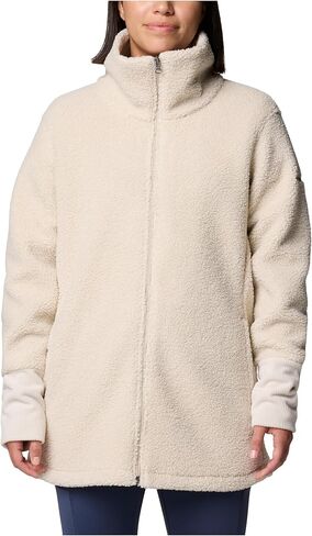Columbia Womens Blue Point Creek Fleece Full Zip Dark Stone Small in Saudi Arabia