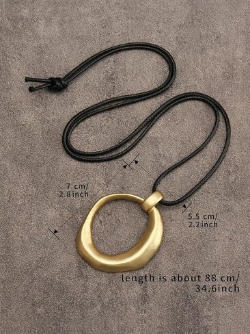 قلادات بوهو للنساء قلادة حبل مع قلادة طويلة من الفضة وقلادة كلاسيكية على شكل سترة هيبي مجوهرات للنساء هدايا in Kuwait