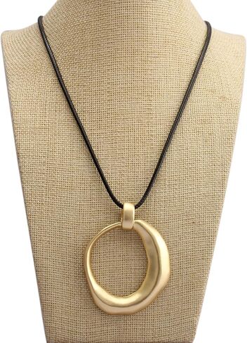 قلادات بوهو للنساء قلادة حبل مع قلادة طويلة من الفضة وقلادة كلاسيكية على شكل سترة هيبي مجوهرات للنساء هدايا in Kuwait