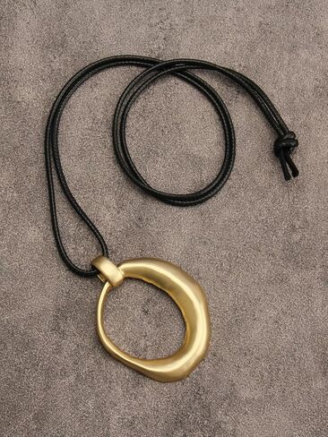 قلادات بوهو للنساء قلادة حبل مع قلادة طويلة من الفضة وقلادة كلاسيكية على شكل سترة هيبي مجوهرات للنساء هدايا in Kuwait