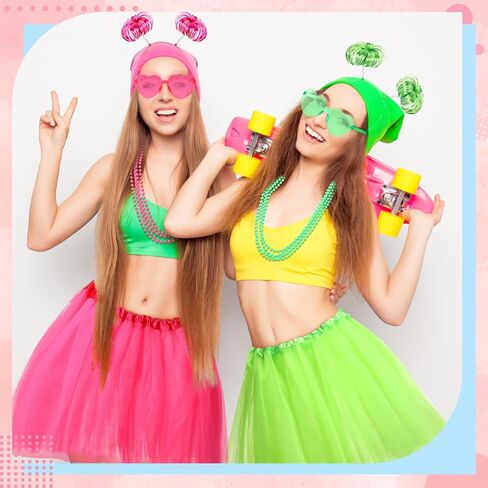 27 Pcs Women Tutu Costume Accessories Set Spirit Day Tutu Costume Set Pom Pom Accessory Set for Spirit Week in Saudi Arabia