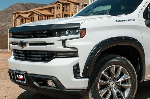 EGR 301671 SuperGuard Smoked Hood Shield Compatible with Select 2016-2018 Chevrolet Silverado 1500 Trucks - Durable Impact Resistant Acrylic, Easy Installation in Saudi Arabia