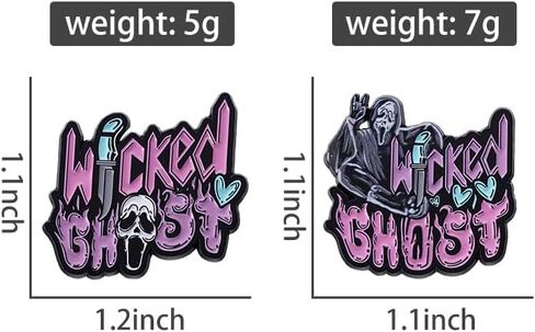 ROFARSO ​​Halloween مجموعة دبوس المينا المينا لعيد الهالوين، ملحق لحقائب الظهر وحقائب الملابس والقبعات والقمصان (مجموعة دبابيس 2piccs) in Kuwait