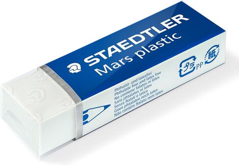 STAEDTLER MARS PLAST ERASER PK2 52650BK2 in Saudi Arabia