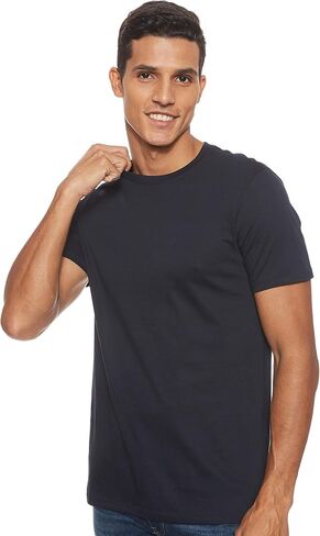 Armani Exchange Men's Solid Colored Basic Pima Crew Neck in Saudi Arabia