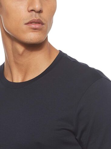 Armani Exchange Men's Solid Colored Basic Pima Crew Neck in Saudi Arabia