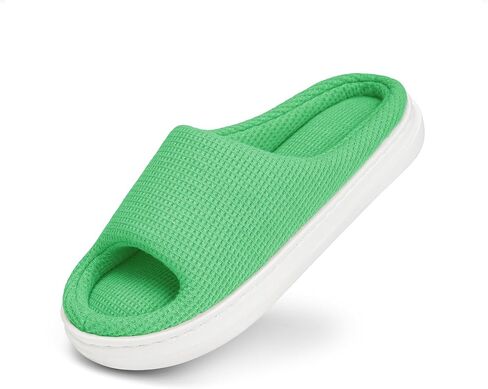 SOULROSE Slippers for Women Memory Foam House Bedroom Platfoam Slipper Slides Cloud Lightweight Comfy Waffle Womens Slippers Cozy Open Toe Indoor Outdoor Slide Shoes in Saudi Arabia