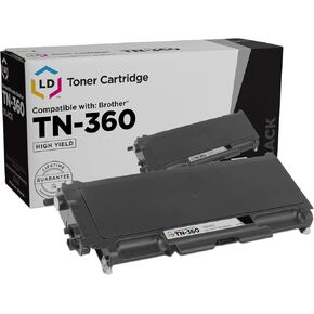 LD Products Compatible Toner Cartridge Replacement for Brother TN-360 High Yield (Black) Compatible with Brother DCP Series DCP-7040 DCP-7030 DCP-7045N HL-2140 HL-2170W H