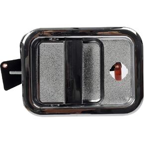 Dorman 760-5201 Front Passenger Side Exterior Door Handle Compatible with Select Freightliner Models, Chrome (Black Hardware)