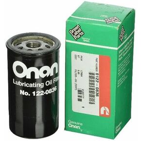 CUMMINS NW Cummins Onan 122-0836 Oil Filter (Packaging May Vary)
