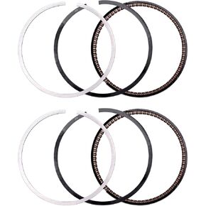 62mm 2 Set Engine Piston Rings Kit Replacement for Kawasaki ZZR250 1986-2007 EX250 GPZ250 GPX250 KLE250