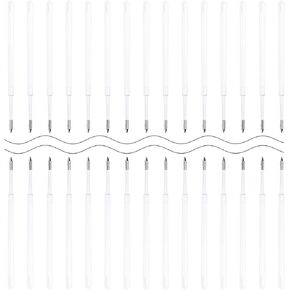 Big Fat Pen Refill 20pcs 𝐁𝐥𝐮𝐞 Ballpoint Refills - Smooth Writing, 1mm, Compatible with Big Fat Pen