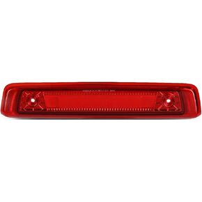 DNA MOTORING 3BL-JCOM06-3D-LED-RD Red Lens 3D LED Third Tail Brake Light [Compatible with 06-10 Jeep Commander]